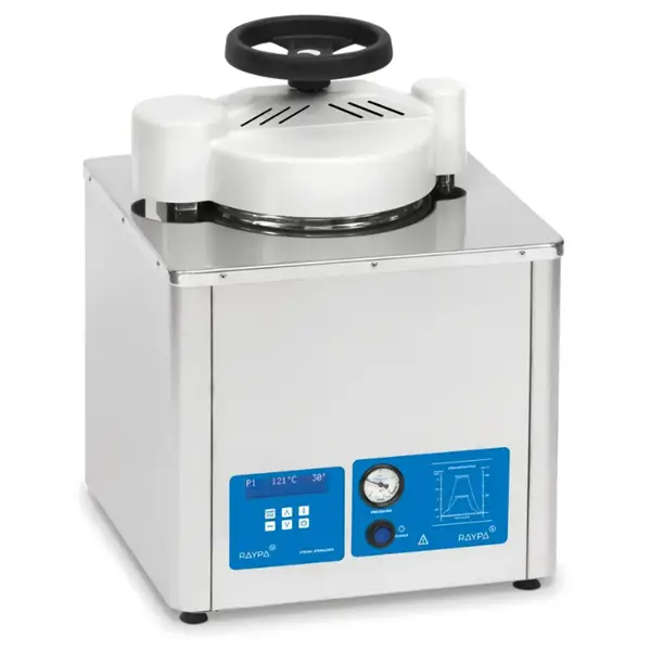 Autoclave de laboratorio de carga superior de sobremesa sin secado